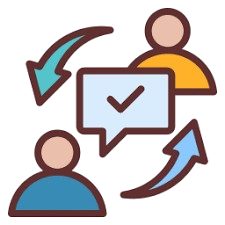Clear communication icon